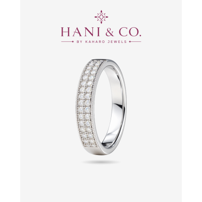 HANI&CO Sofia Multi Row Diamond Ring