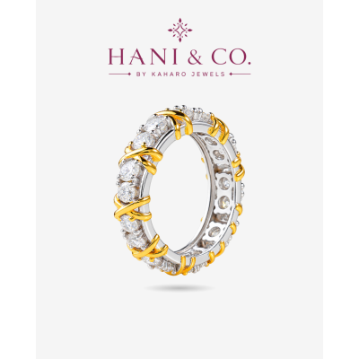 HANI&CO -  Criss Cross Diamond Ring