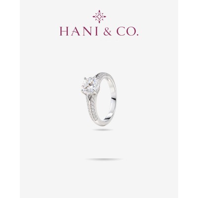 HANI&CO Aina Solitaire Diamond Ring